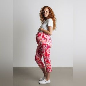 Lilly Pulitzer Floral Maternity Capri Pants